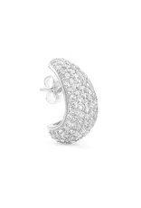 Billion Avenue Small Bulb Diamond Earstud Silver