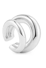 Billion Avenue Double Kos Earcuff Silver