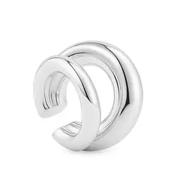 Billion Avenue Double Kos Earcuff Silver
