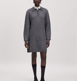 Edited Jeni Knit Dress Dark Grey