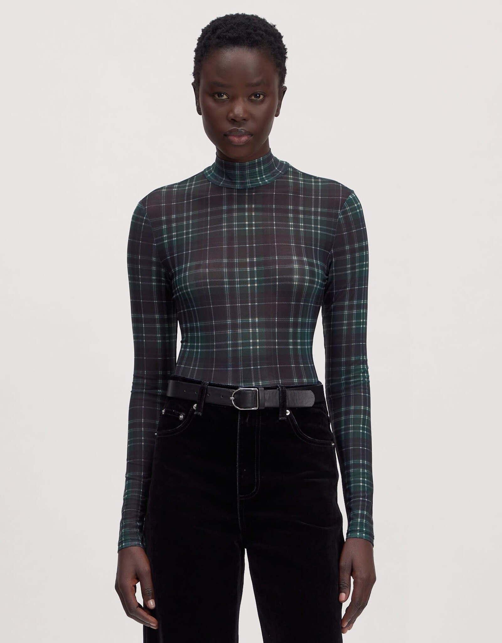 Edited Fiore Blouse Pine Grove Check