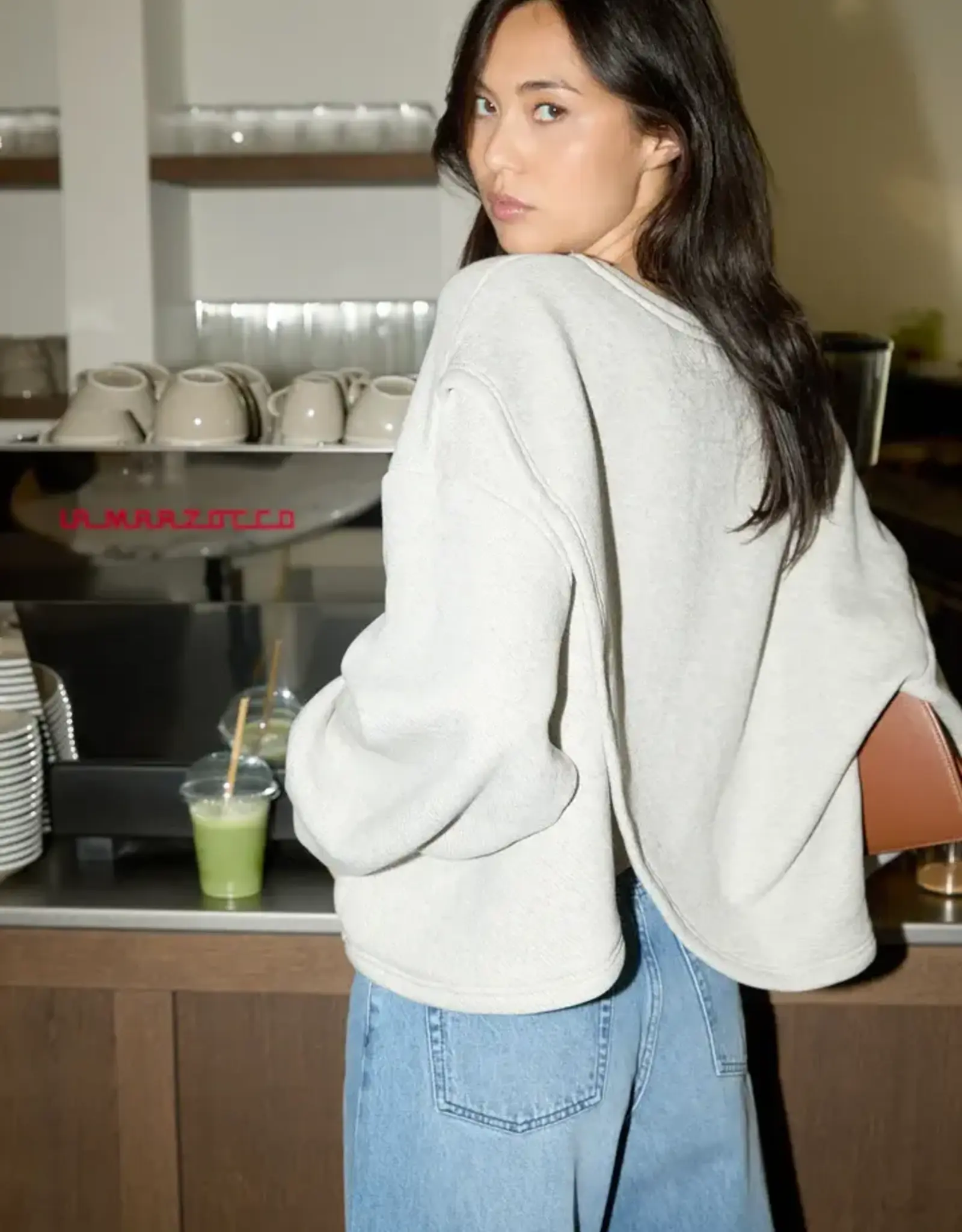 Studio Clique Maxima Sweater Grey Melange