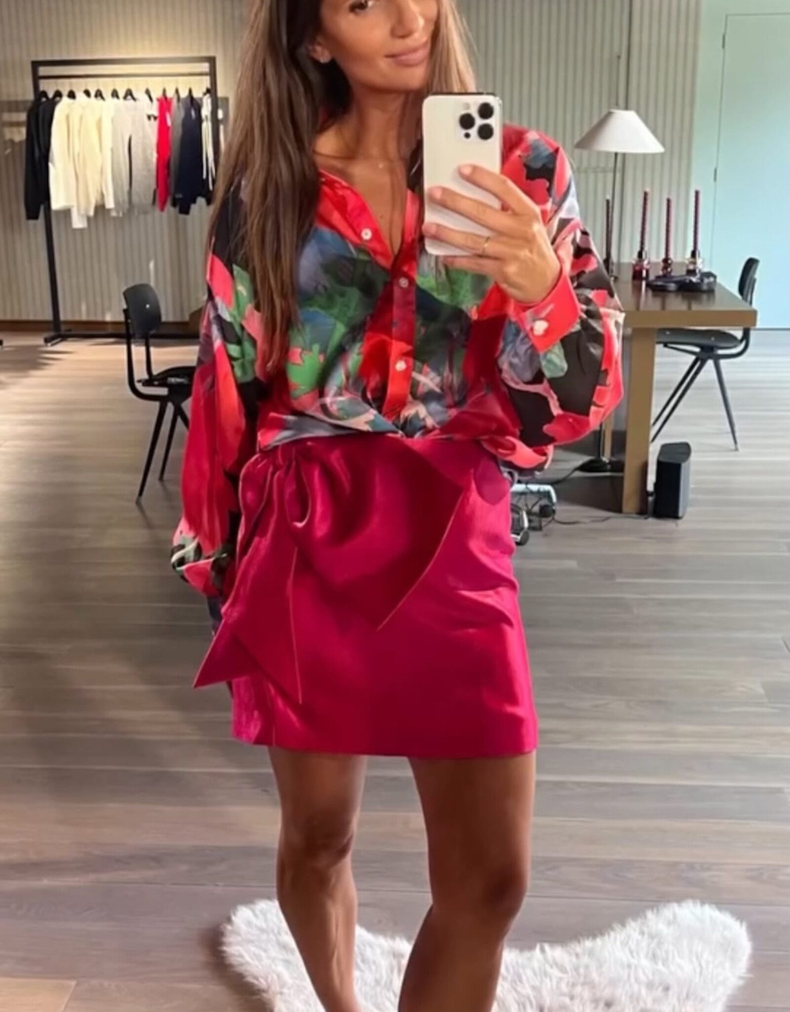 Cras Ginacras Shirt Delphine Print