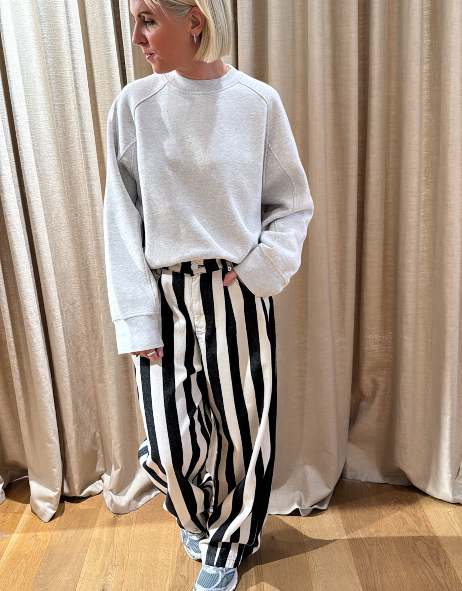 Âme Mike Sweater Marled Grey