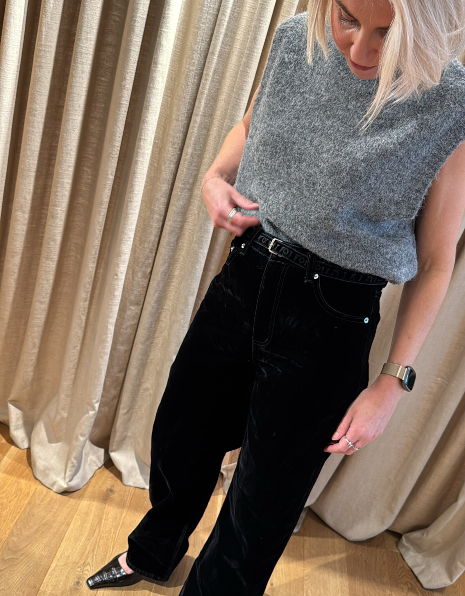 Edited Theodora Trousers Black