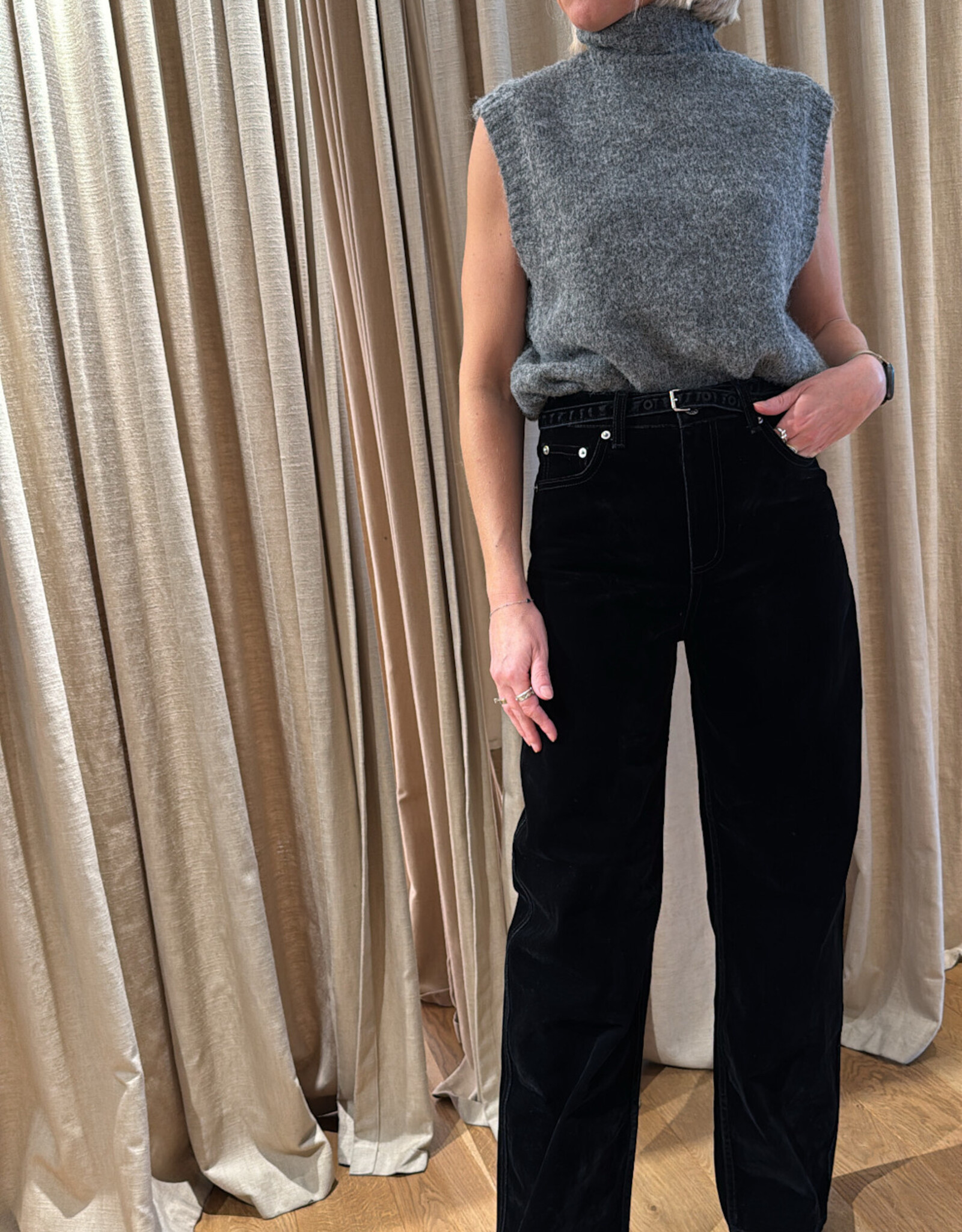 Edited Theodora Trousers Black