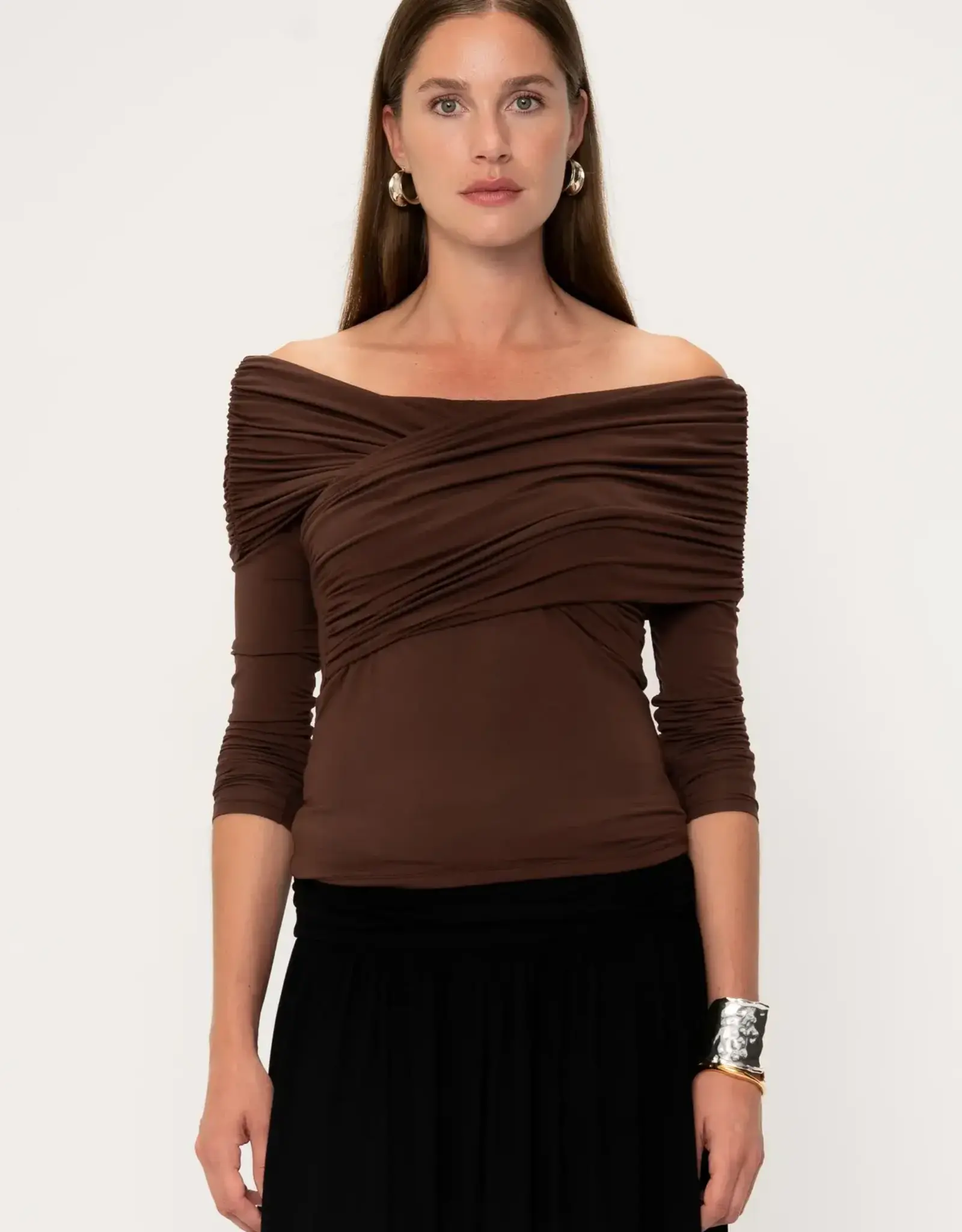 Viveh Boxus Blouse Walnut