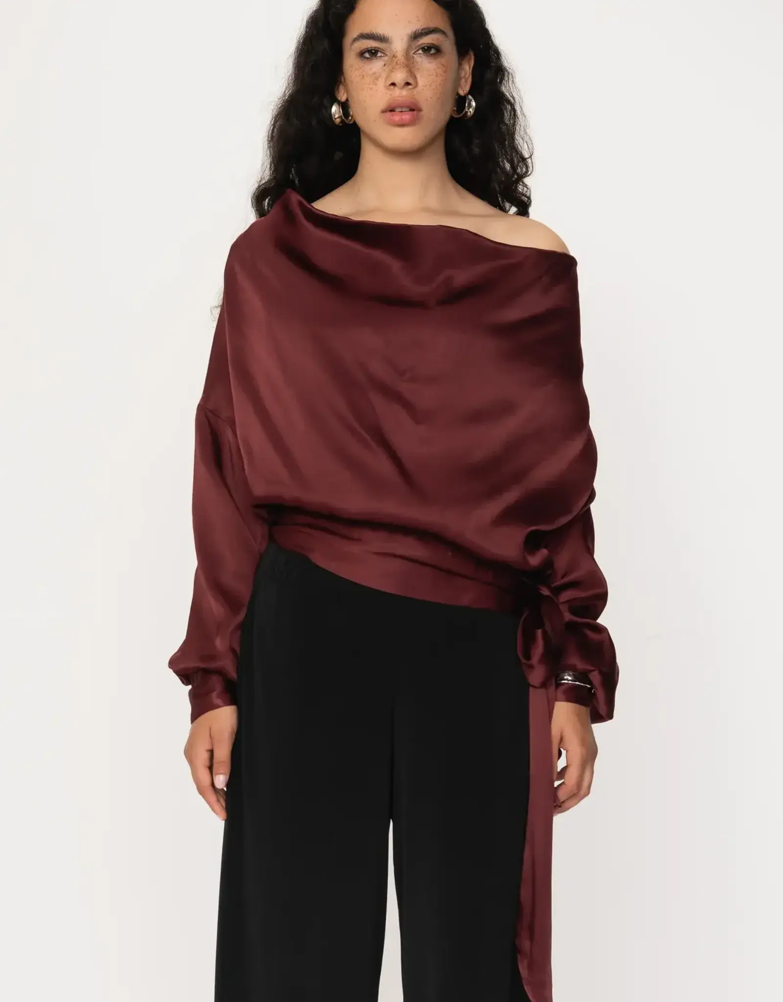 Viveh Suhail Blouse Burgundy