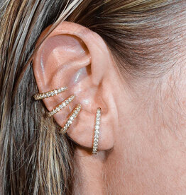 Billion Avenue Trio Ivy Earcuff Gold