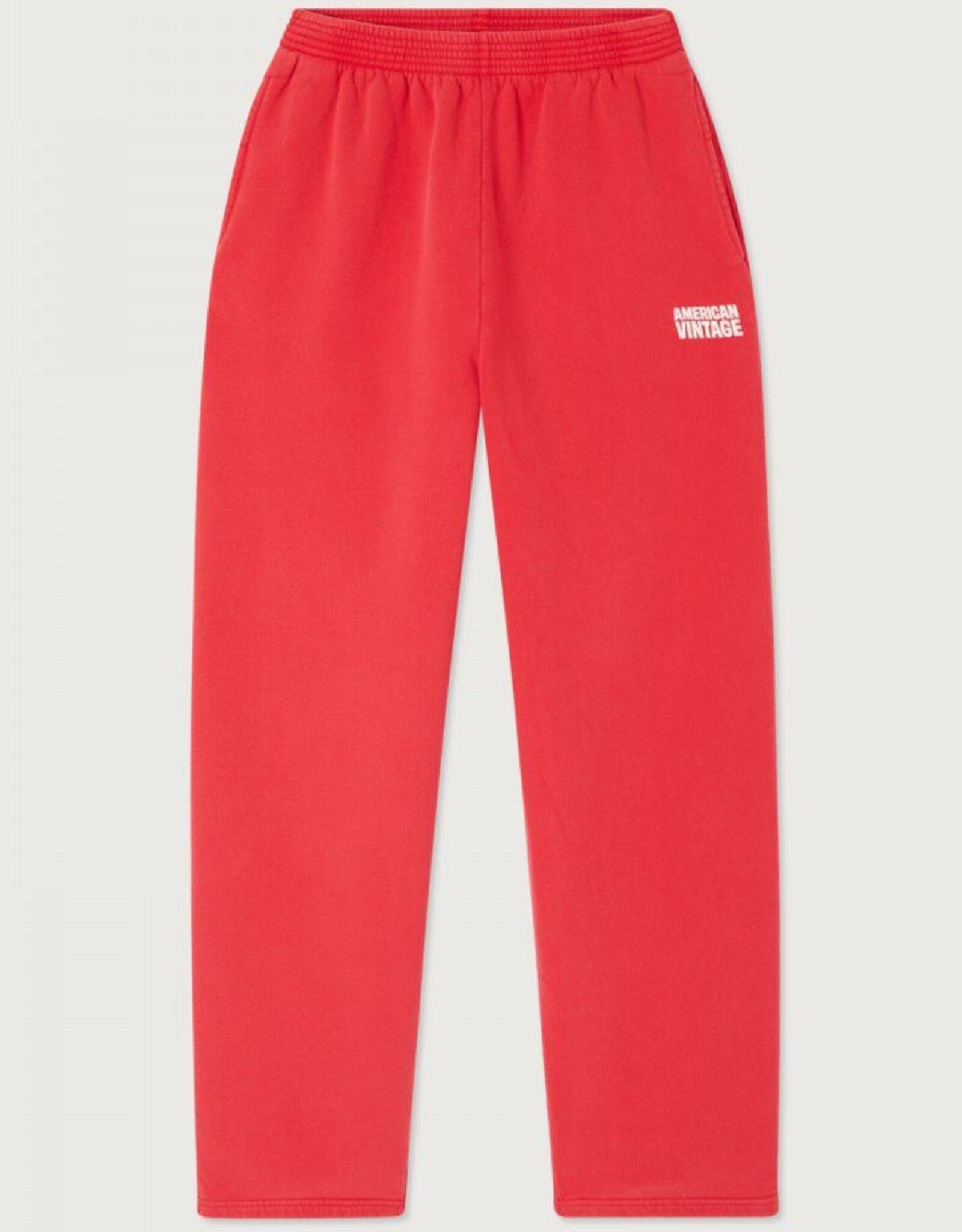 American Vintage Plizzy Pants Red