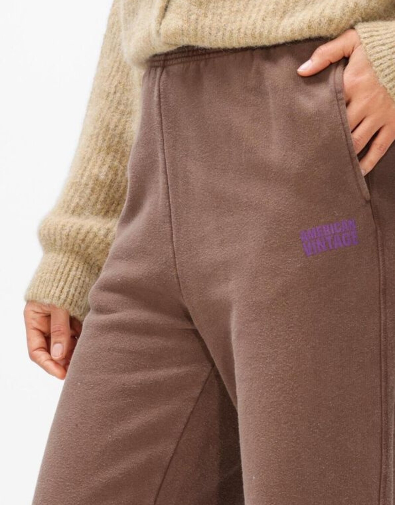 American Vintage Plizzy Pants Brown