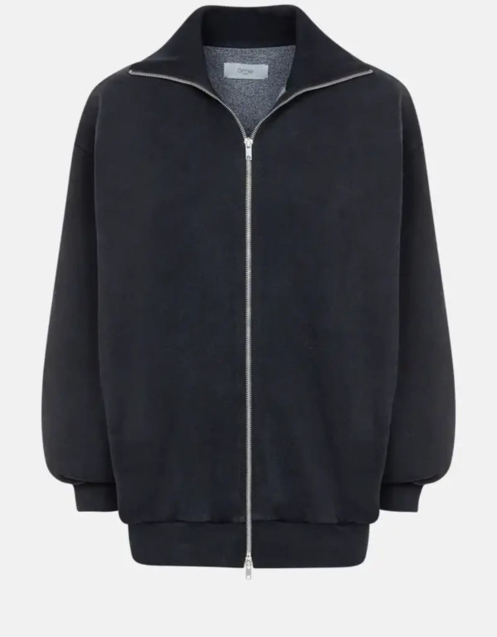 Âme Monaco Cardigan Zip Vintage Black