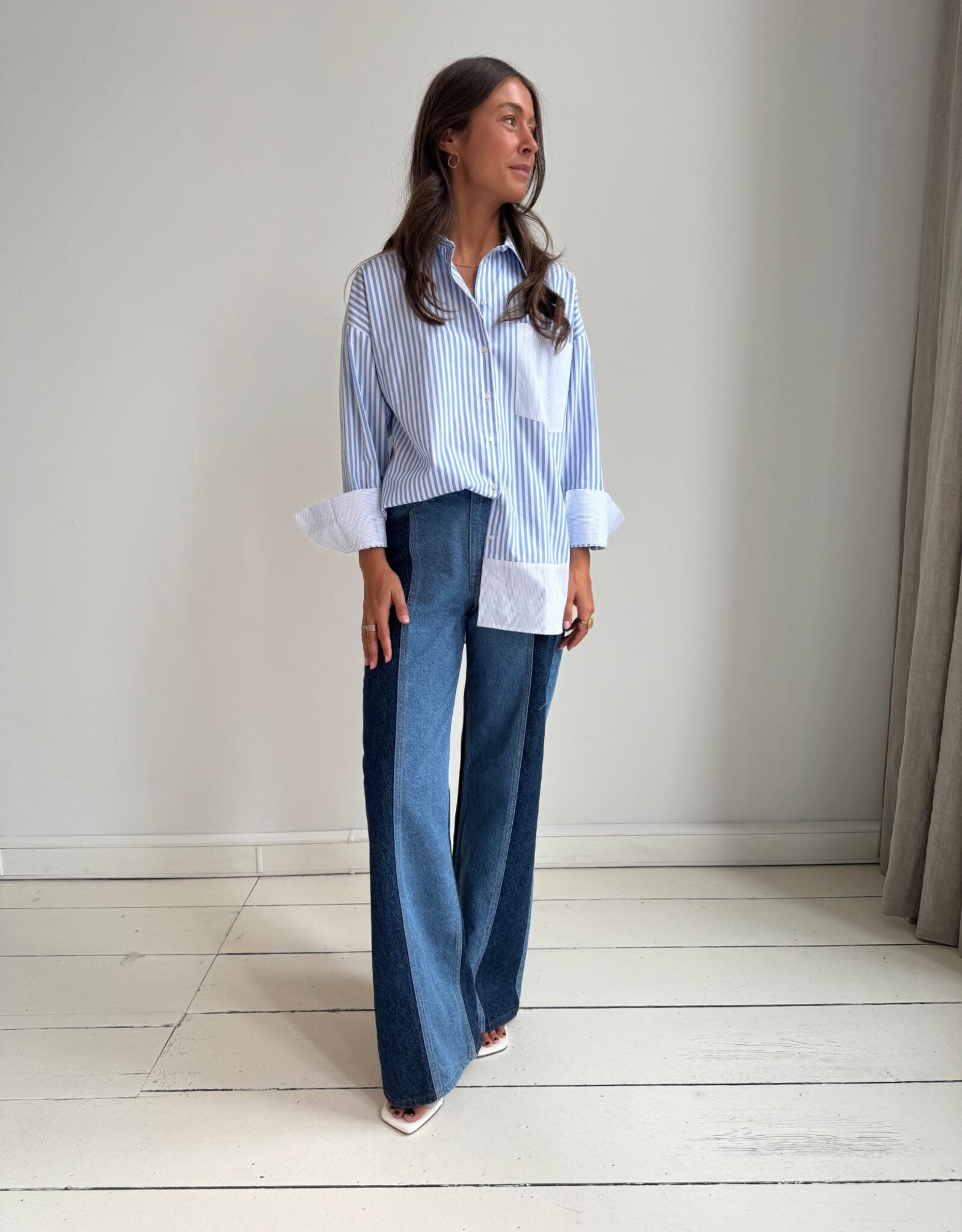 Liv The Label Joey Denims Pants Mid & Light Blue