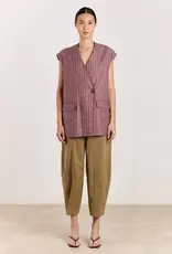 Studio Clique Judith Pinstripe Cranberry One Size