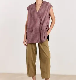 Studio Clique Judith Pinstripe Cranberry One Size