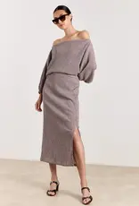 Studio Clique An Seersucker Checks Cranberry/Light Grey