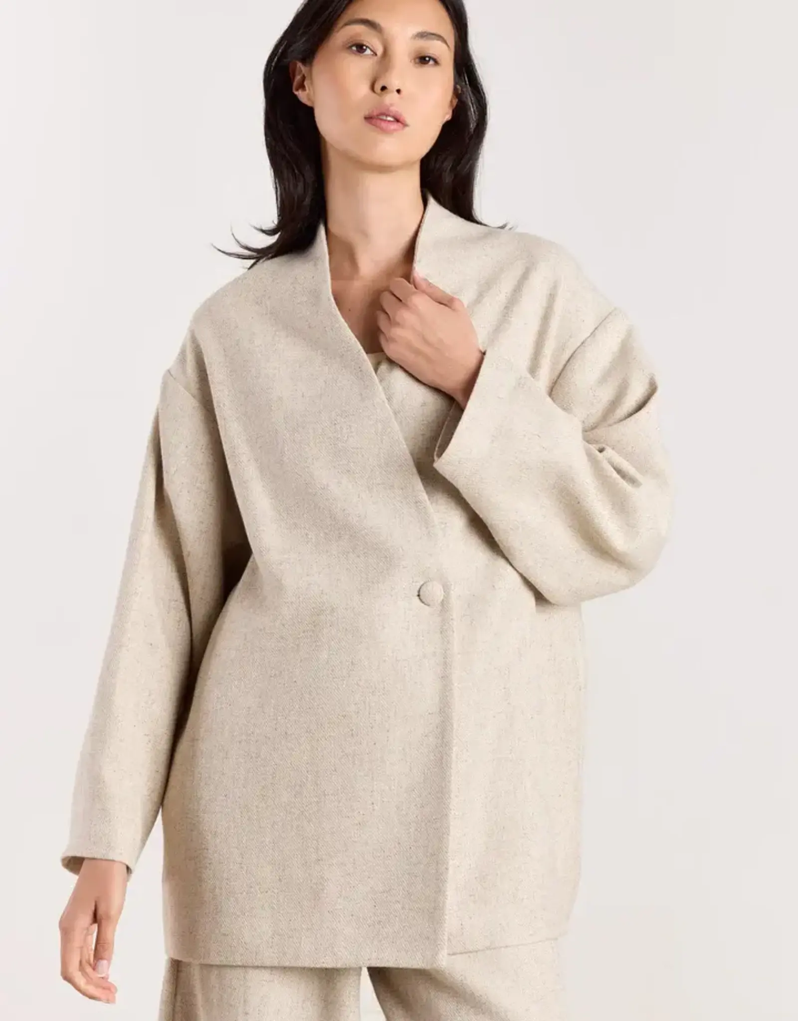 Studio Clique Philippa Linnen Melange Oatmeal