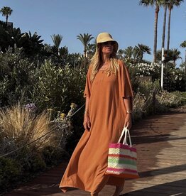 Irenic Maxi Dress Orange One Size