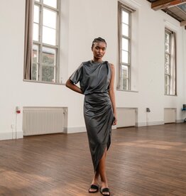 Ahlvar Gallery Oki Dress Dark Grey