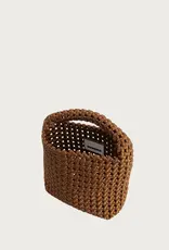 Marrea Marrea Basket Open Weave Satin Affogato