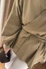 Christian Aks Paloma Poplin Shirt Wood