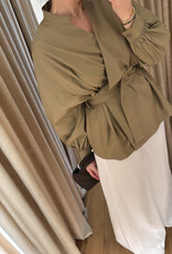 Christian Aks Paloma Poplin Shirt Wood