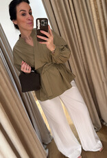 Christian Aks Paloma Poplin Shirt Wood