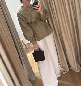 Christian Aks Tally Trouser White