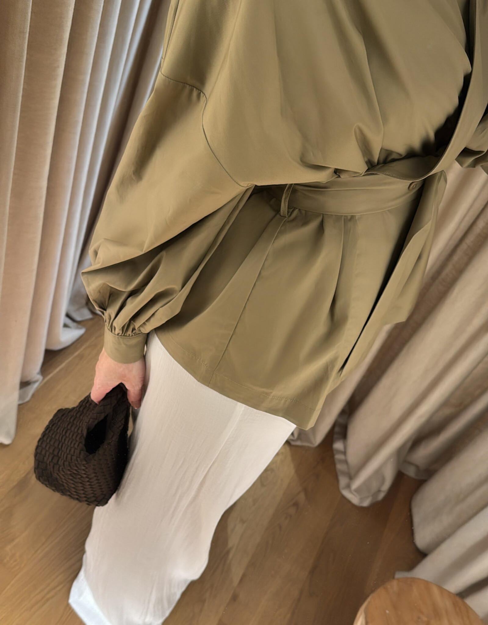 Christian Aks Tally Trouser White