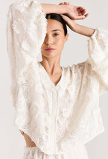 Studio Clique Liza Fringe Flower Off White