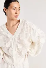 Studio Clique Liza Fringe Flower Off White