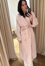 Cras Spriicras Trench Coat Orchid Pink