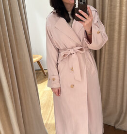 Cras Spriicras Trench Coat Orchid Pink