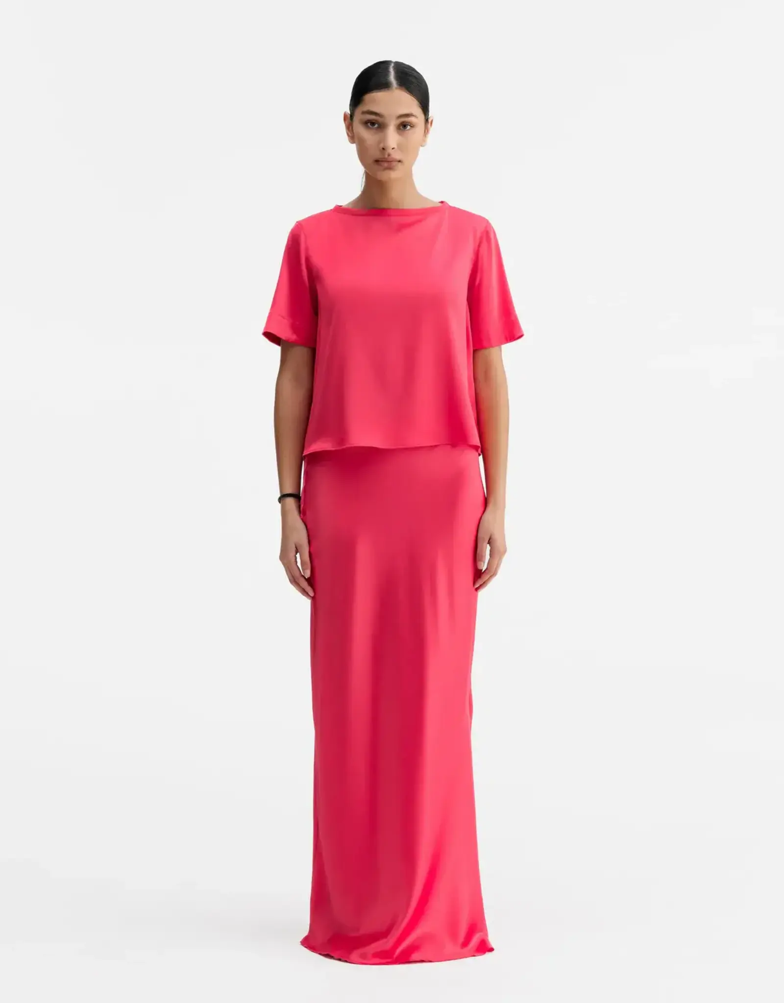 Ahlvar Gallery Hana Long Skirt Bubblegum