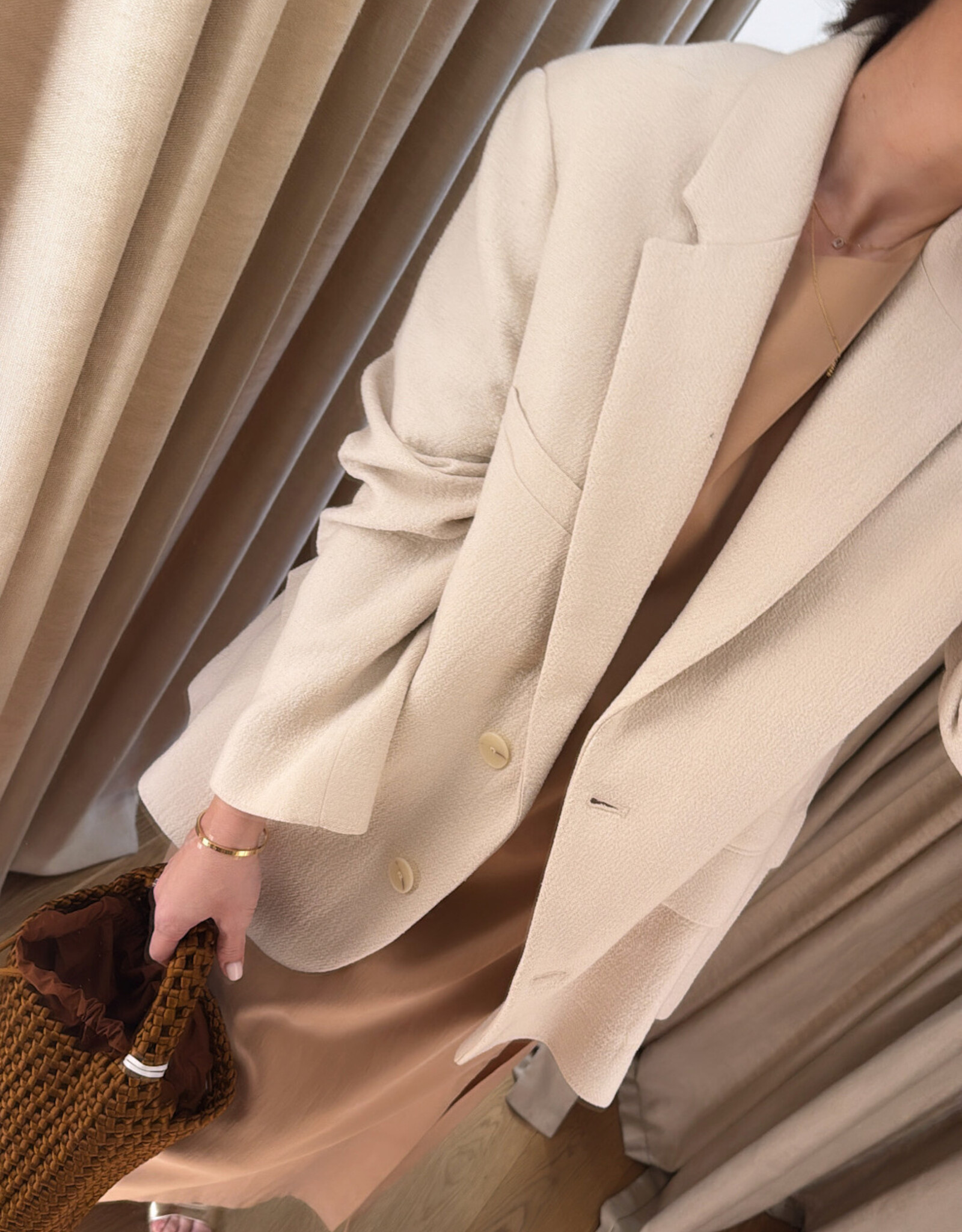 Edited Arwen Blazer Almond Milk