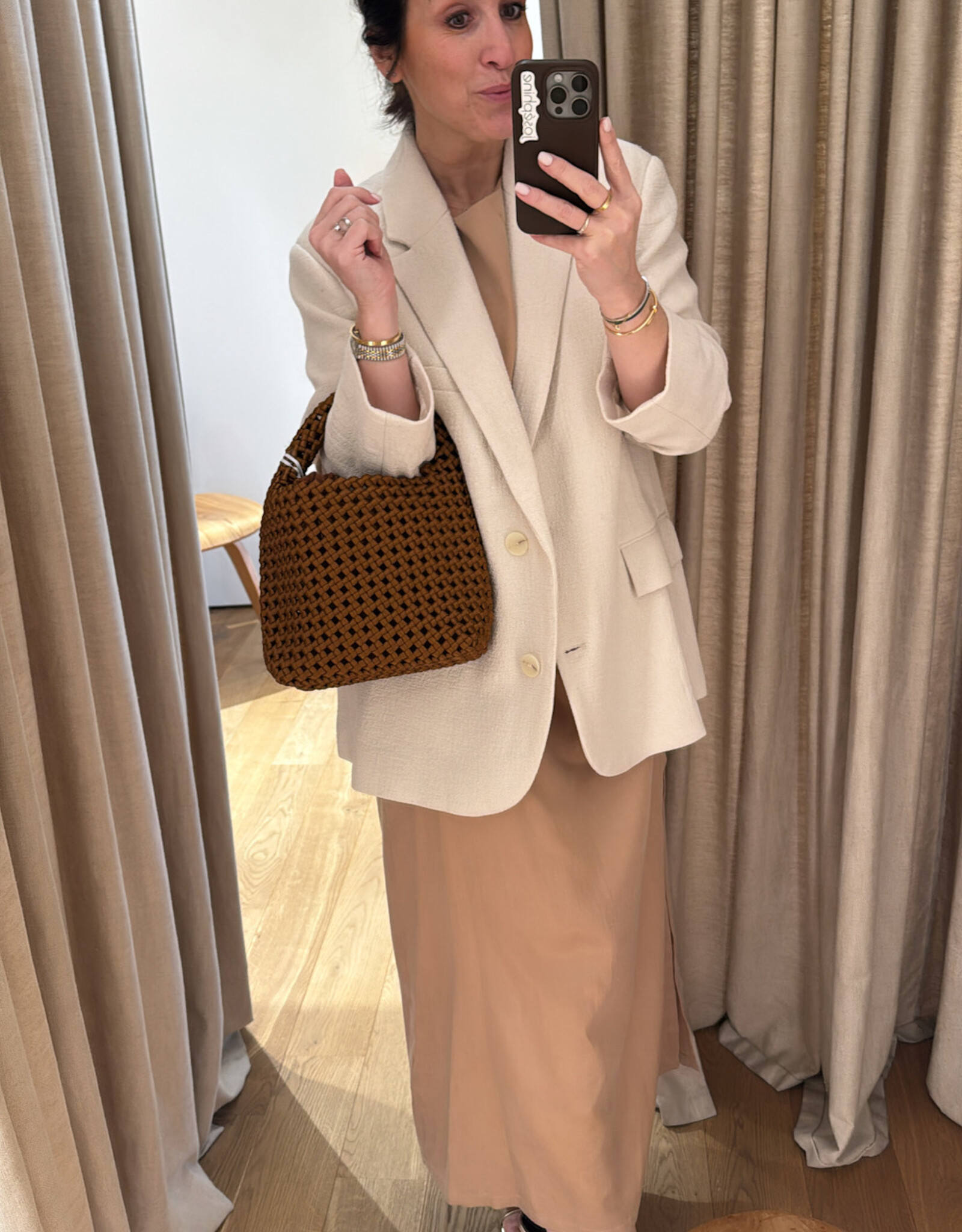 Edited Arwen Blazer Almond Milk