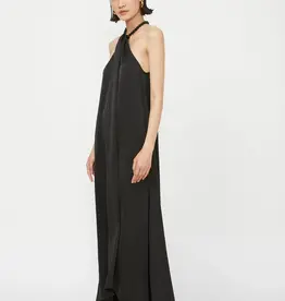 Isabelle Blanche Abito Lungo Dress Black