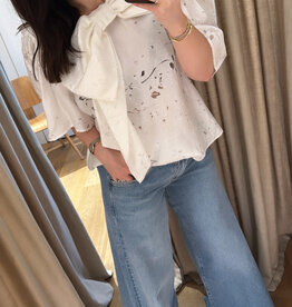 Stella Nova Bow Blouse White