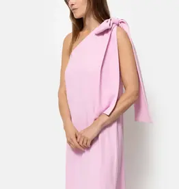 Âme Nimes Dress One Shoulder Pink