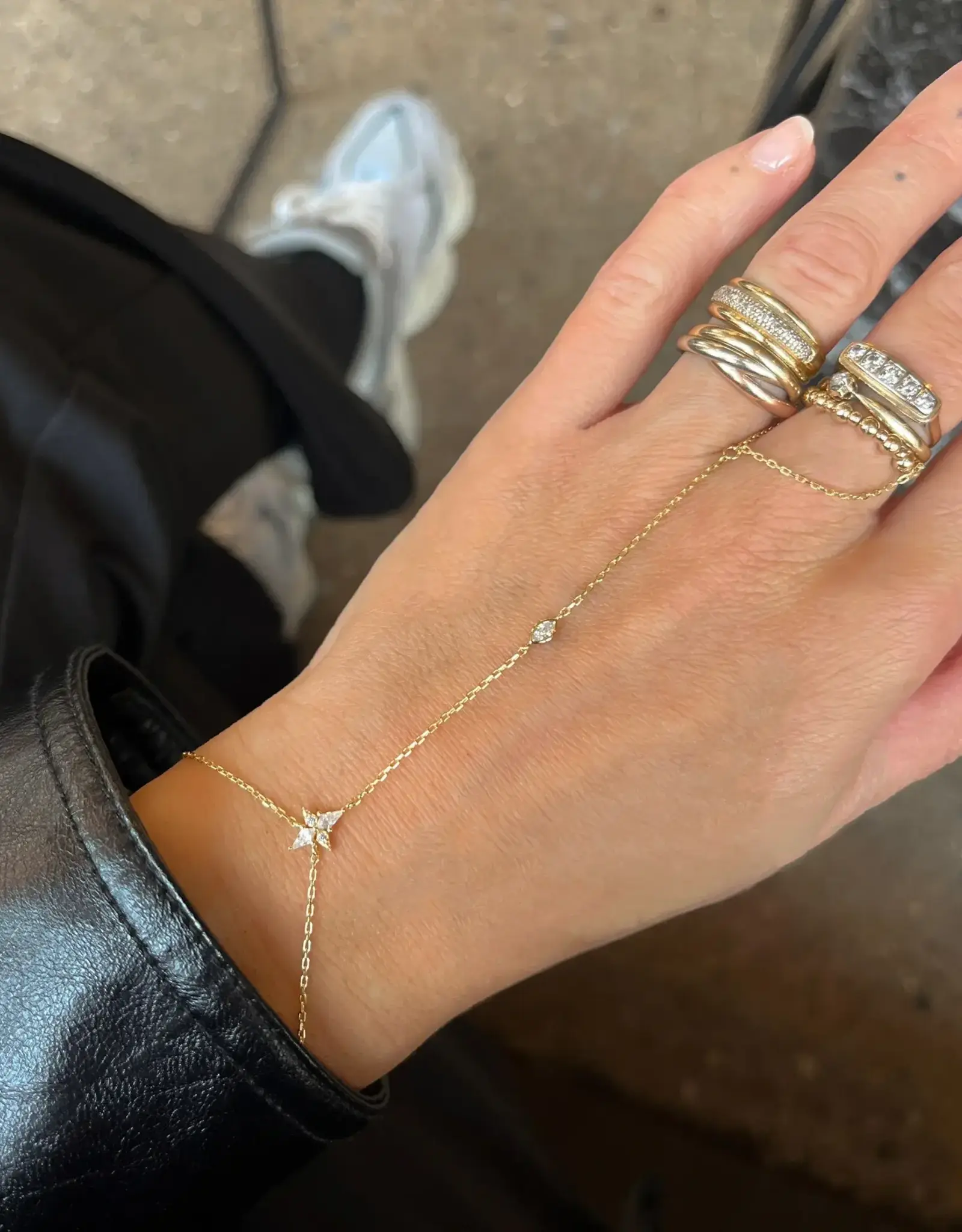 Bobby Rose Luxe Star Handbracelet