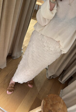 DAY Flow Skirt Chiffon Fringe