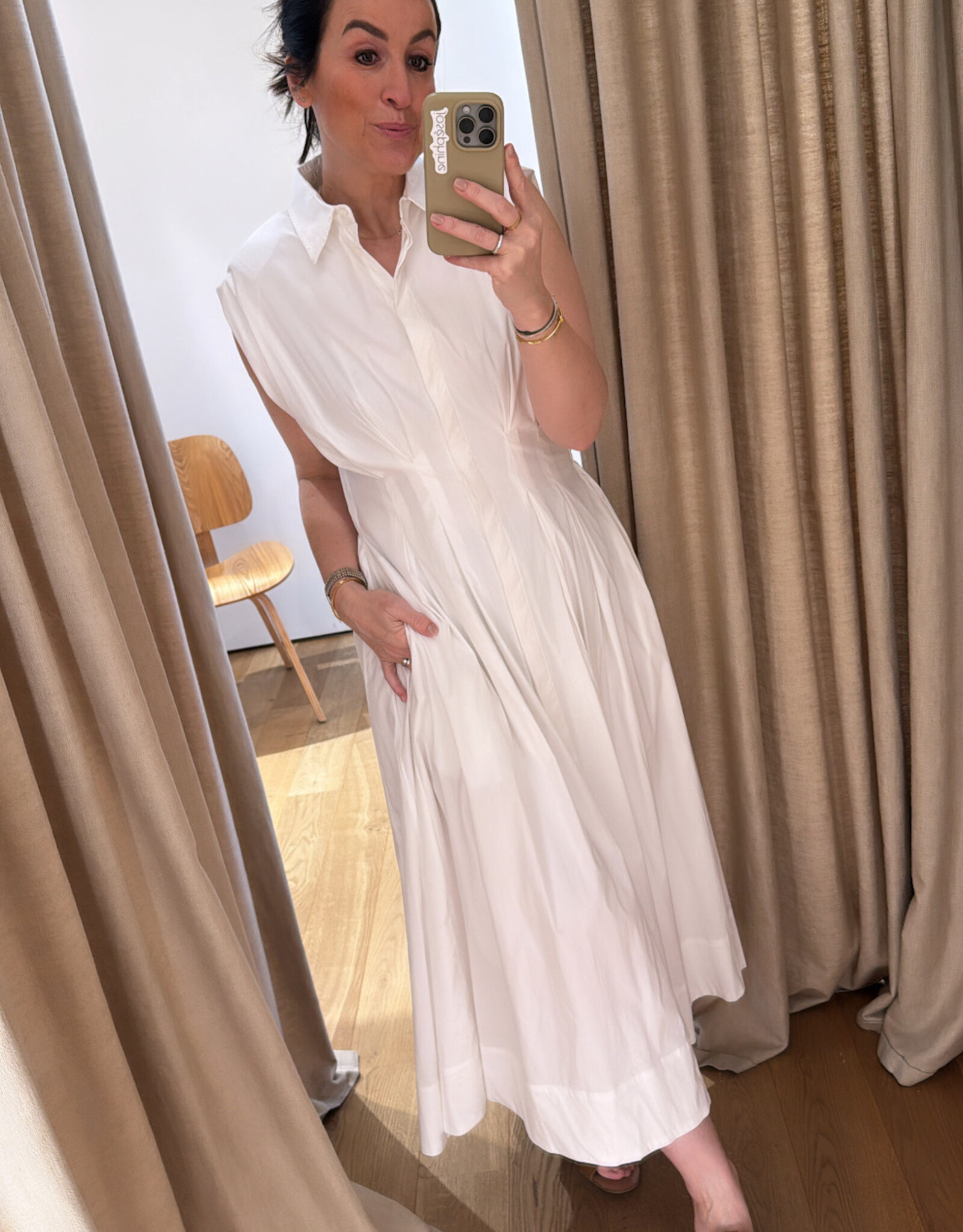 La Rouge Vilma Dress White