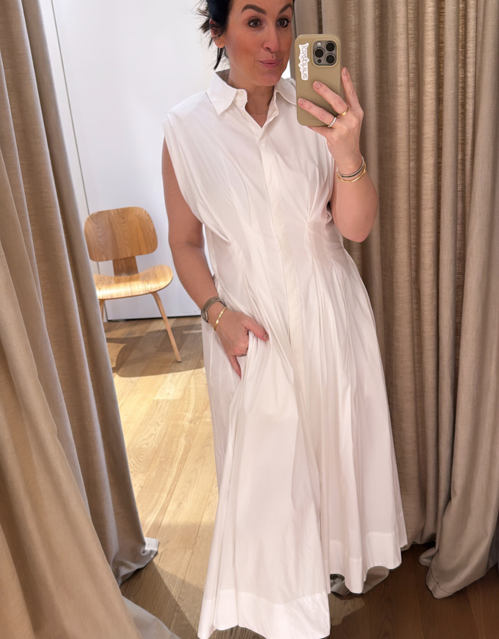 La Rouge Vilma Dress White