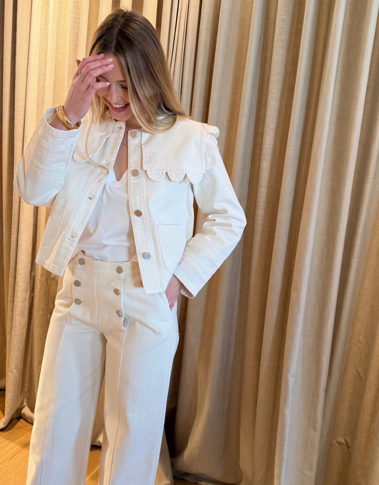 Stella Nova Sailors Pants Almost White