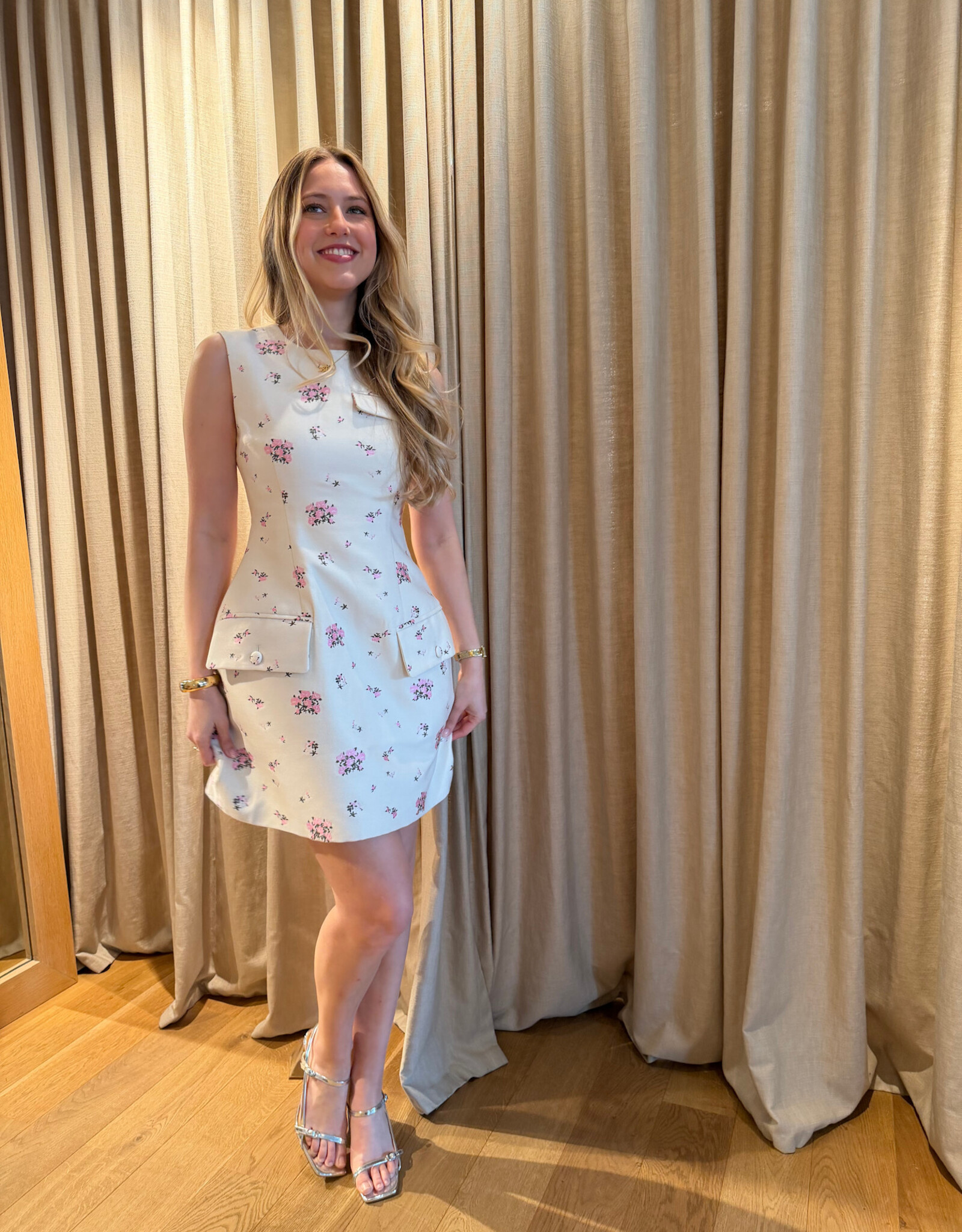 Baum und Pferdgarten Amayah Dress Beige Pink Flower