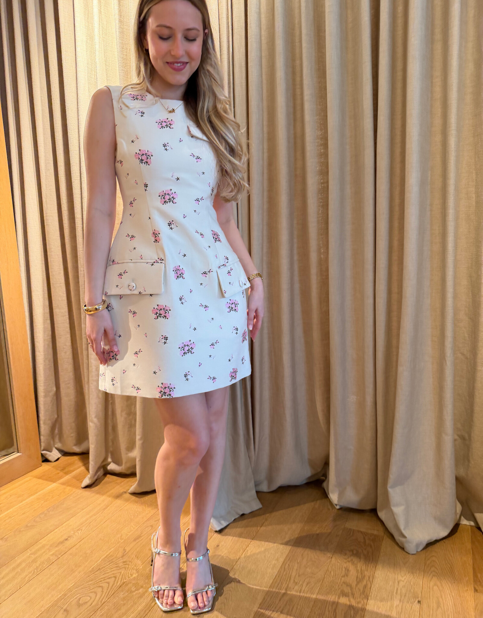 Baum und Pferdgarten Amayah Dress Beige Pink Flower