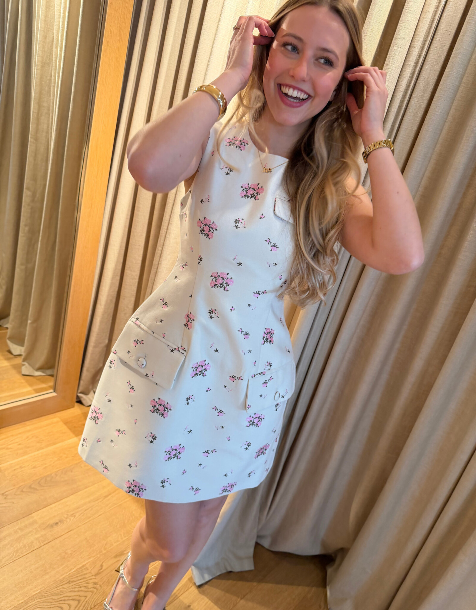 Baum und Pferdgarten Amayah Dress Beige Pink Flower