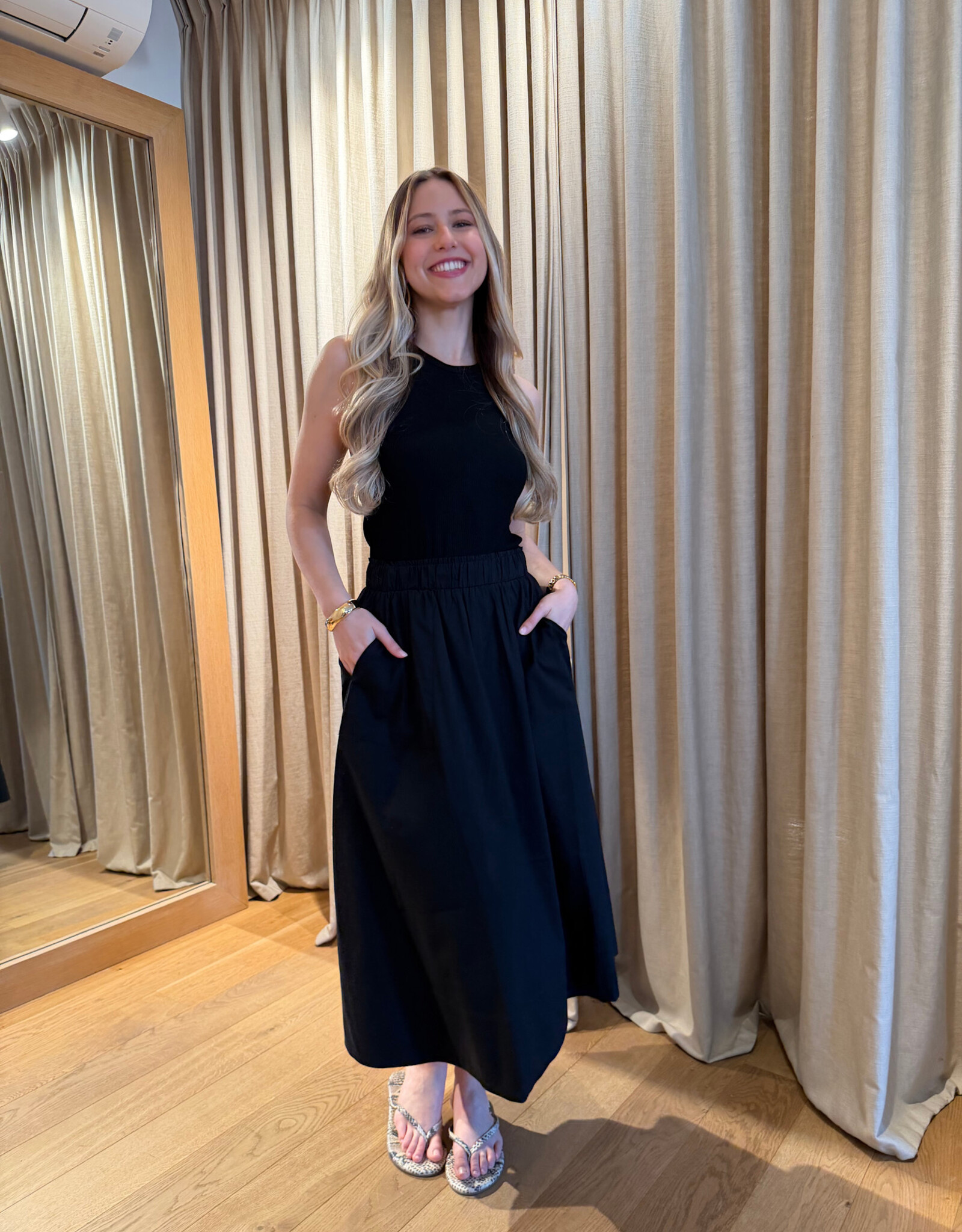 La Rouge Vilma Skirt Black