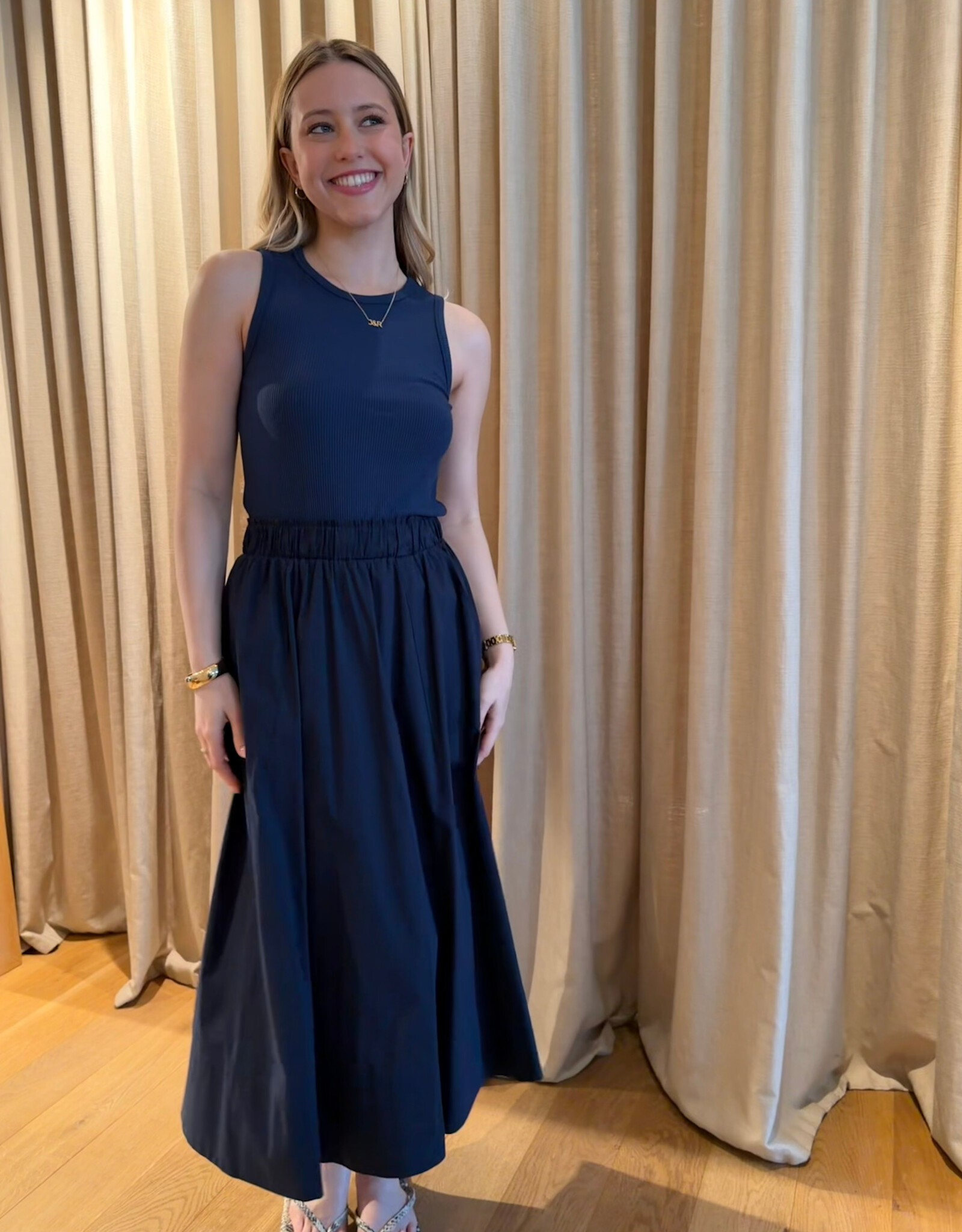 La Rouge Vilma Skirt Navy