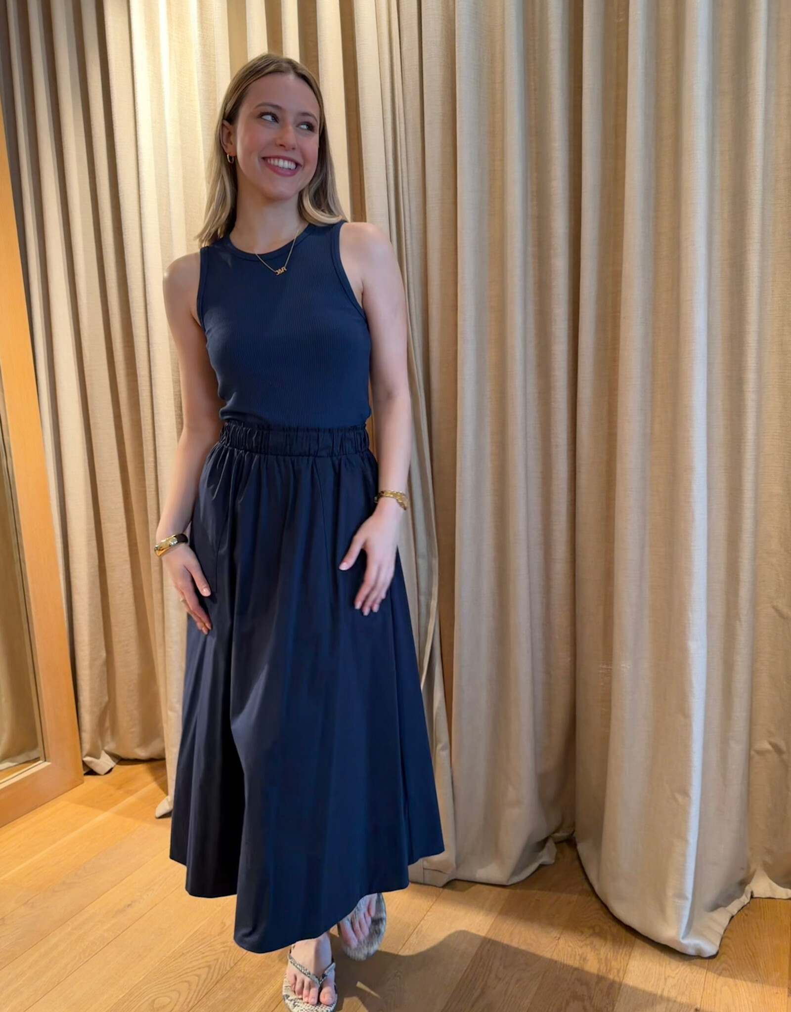 La Rouge Vilma Skirt Navy